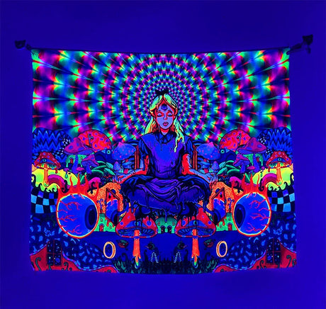 ZHANG MEIMEI Fluorescent Starry Sky Tapestry from ZHANG MEIMEI