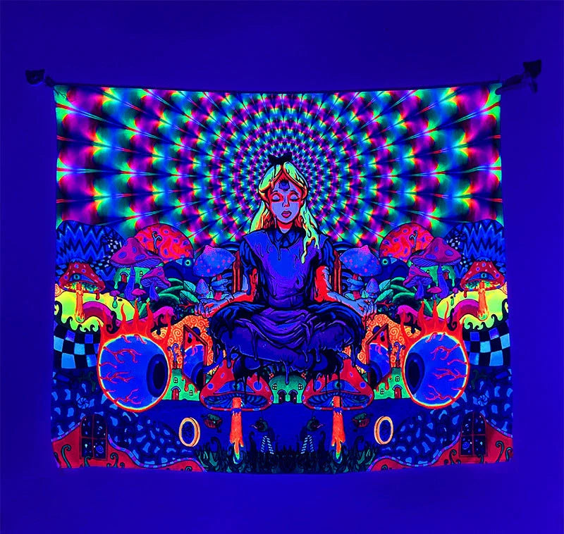 ZHANG MEIMEI Fluorescent Starry Sky Tapestry from ZHANG MEIMEI