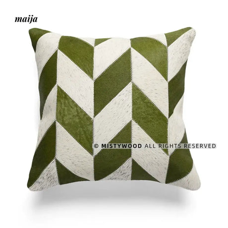 MISTYWOOD Green Pillow for Bedside or Sofa from MISTYWOOD