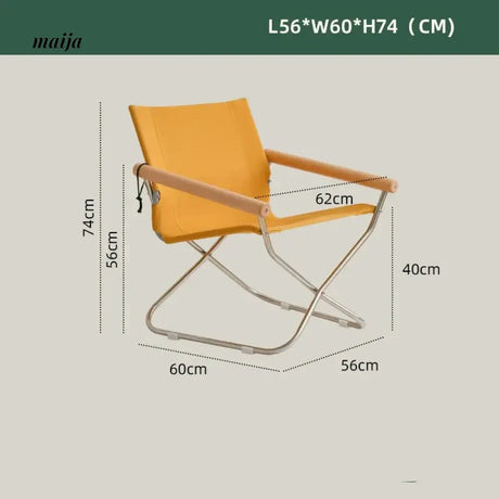 PUMPKIN BOX Nordic Folding Canvas Chair from PUMPKIN BOX