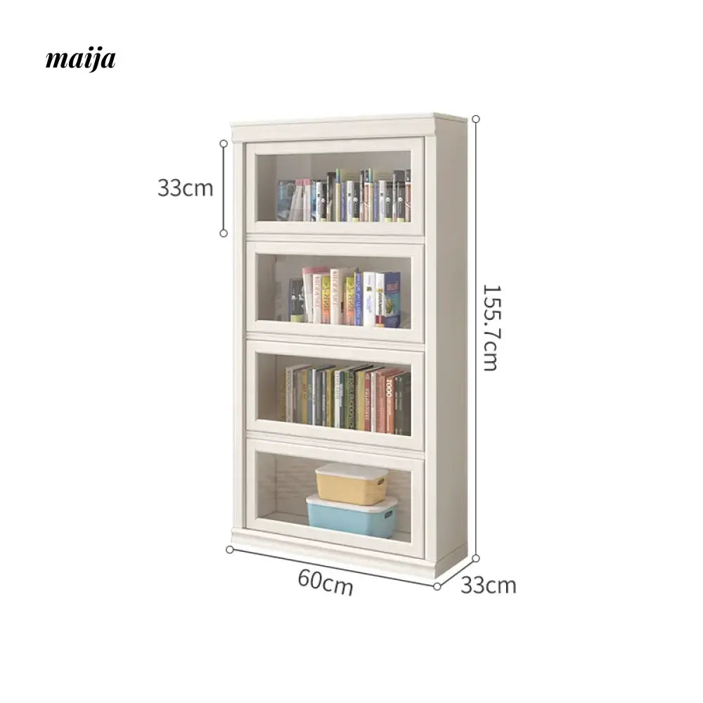 MEIHOUSE Dust-Proof Bookcase Glass Door Standing Cabinet from MEIHOUSE