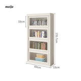 MEIHOUSE Dust-Proof Bookcase Glass Door Standing Cabinet from MEIHOUSE