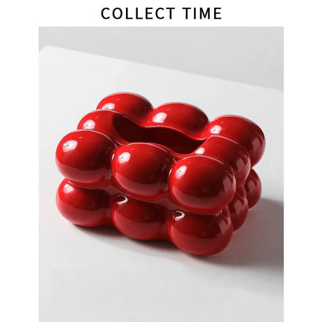 COLLECT TIME Black Paper Tissue Box for Coffee Table from COLLECT TIME