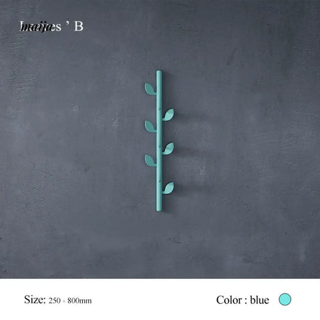 JINRAN Creative Iron Leaf Wall-Mounted Hanger from JINRAN