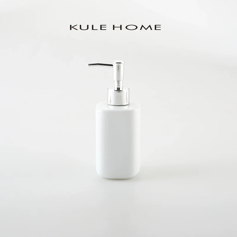 KULE HOME Vintage Ceramic Hand Sanitizer and Lotion Bottle from KULE HOME
