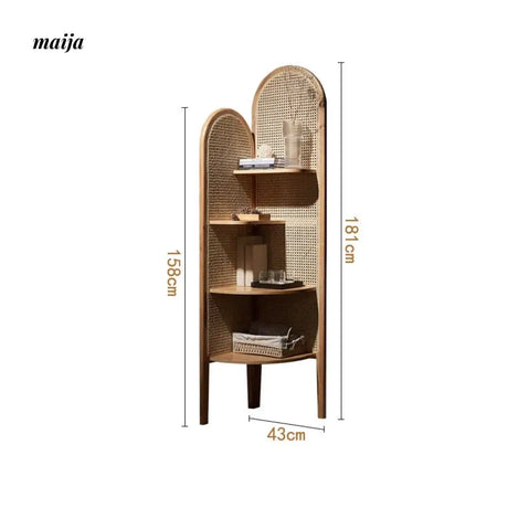 RATTAN CRAFTSMAN Rattan Corner Cabinet from RATTAN CRAFTSMAN
