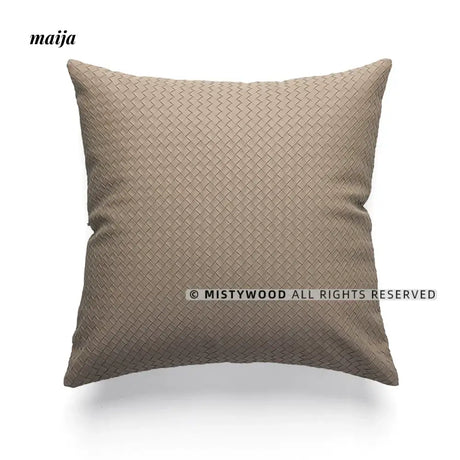 MISTYWOOD Retro High-End Leather Pillow from MISTYWOOD