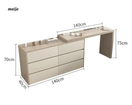 MEIHOUSE Modern Minimalist Dressing Table Bedroom Storage System from MEIHOUSE