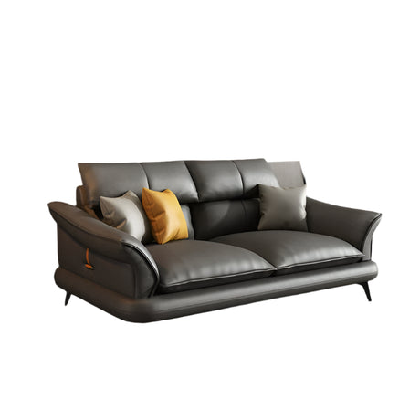 DIPU Hugh Minimalist Leather Modern Sofa from DIPU