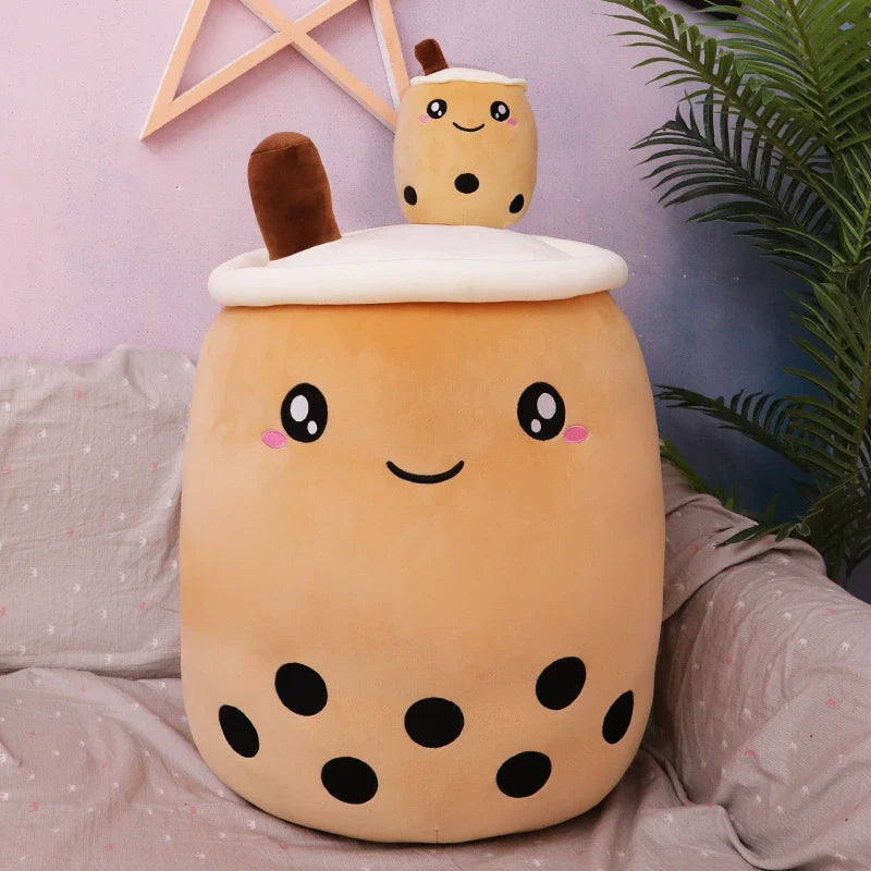 WANBAOLE Daisy Milk Tea Plush Doll Pillow from WANBAOLE