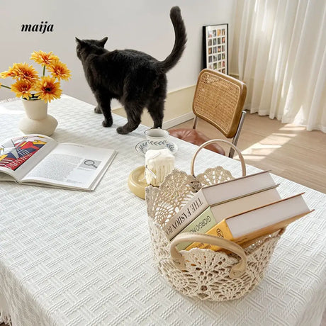 MAN YUE HOME Advanced French Dessert Tablecloth for Special Occasions from MAN YUE HOME