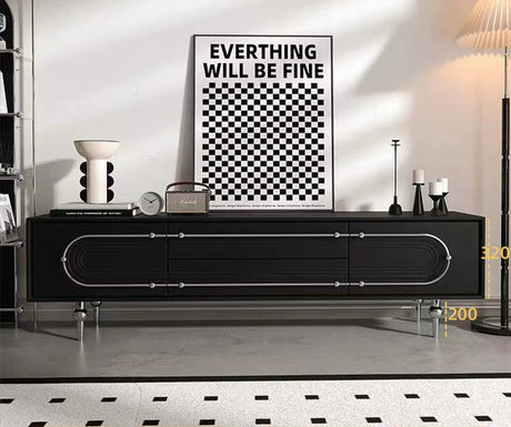 LINYUE Evander Retro Solid Wood Luxury TV Cabinet from LINYUE