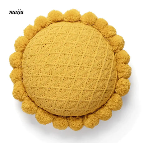MISTYWOOD Daisy Sunflower Decorative Pillow from MISTYWOOD
