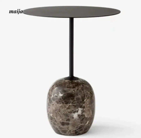 YAN JIAN Minimalist Marble Side Table from YAN JIAN