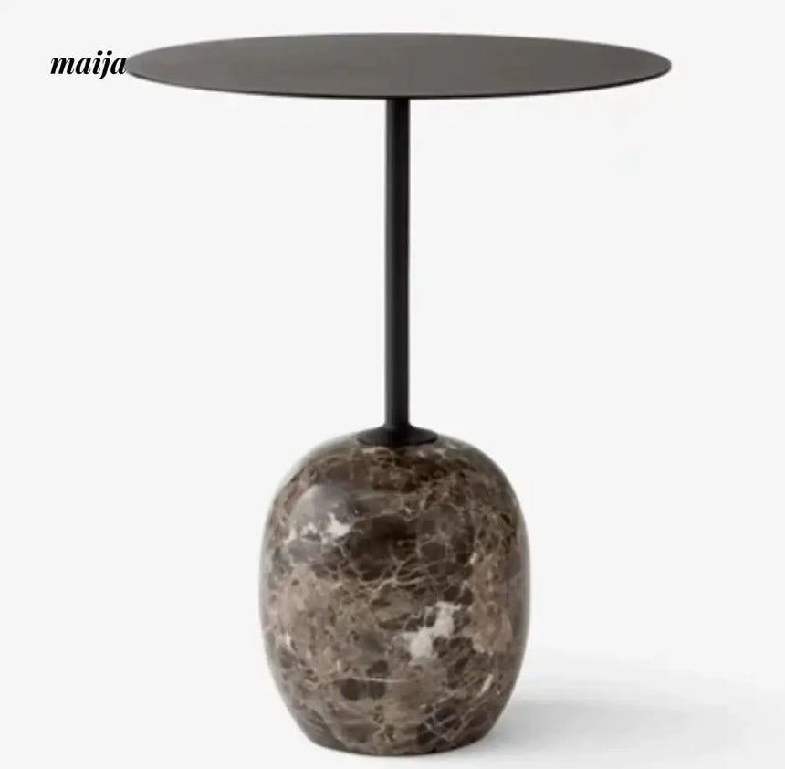 YAN JIAN Minimalist Marble Side Table from YAN JIAN