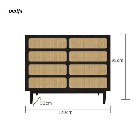 HARUNO Betty Rattan Drawer Cabinet from maija