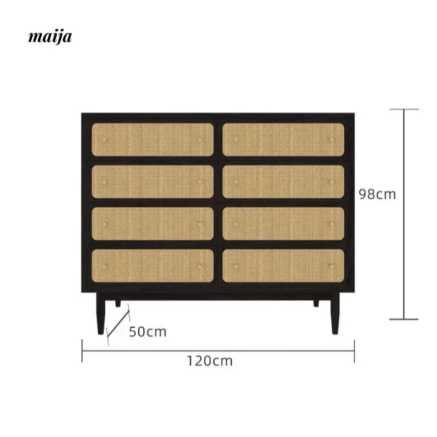 HARUNO Betty Rattan Drawer Cabinet from maija