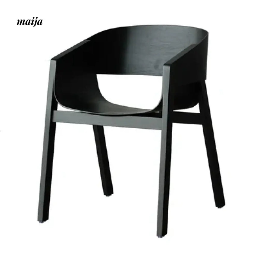 MIKA Armrest Solid Wood Designer Chair from MIKA
