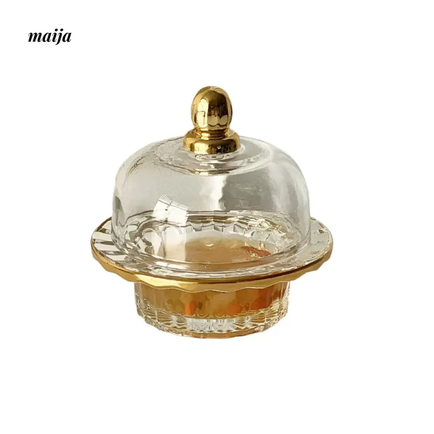 BANKE Transparent Bird's Nest Glass Bowl with Lid from BANKE
