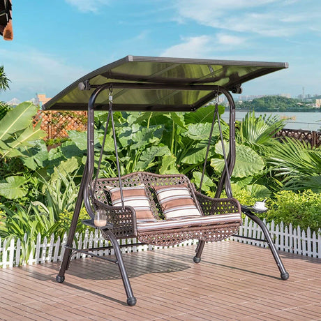 MOJIA Elowen Indoor Hanging Cradle Chair for Tranquil Spaces from MOJIA