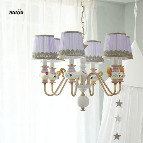 QXWD Cartoon Ceiling Lamp Princess Room from QXWD