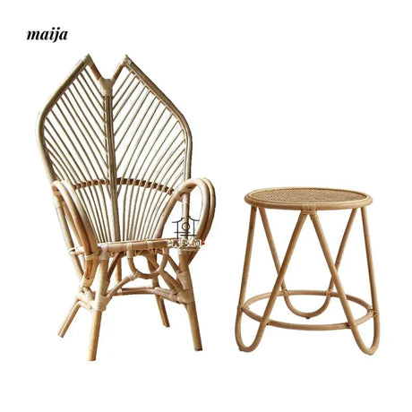 19 DREAM SPACE Japanese Rattan Chair Set from 19 DREAM SPACE