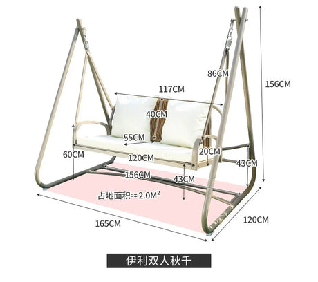 MOJIA Fiore Indoor Hanging Swing Chair for Ultimate Comfort from MOJIA