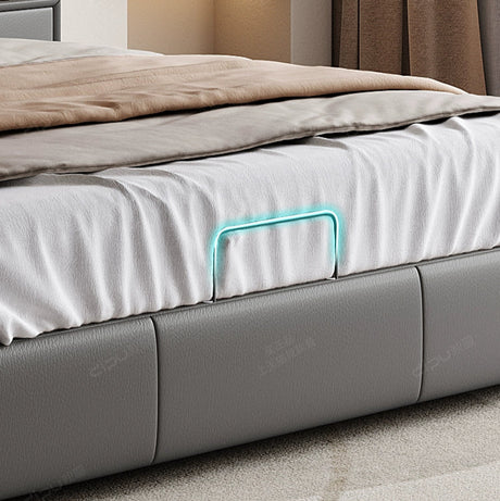 DIPU Ivy Minimalist Russian Pine Leather Sofa from DIPU