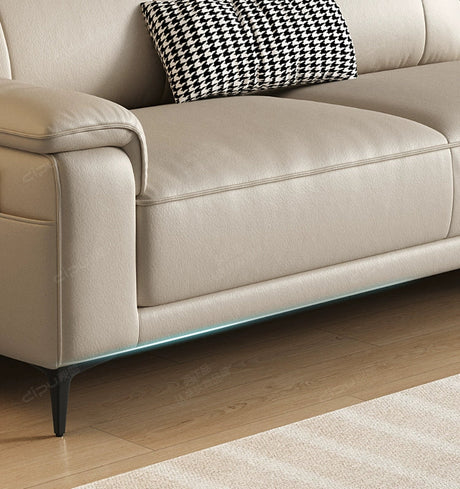 DIPU Arlo Minimalist Leather Sofa from DIPU