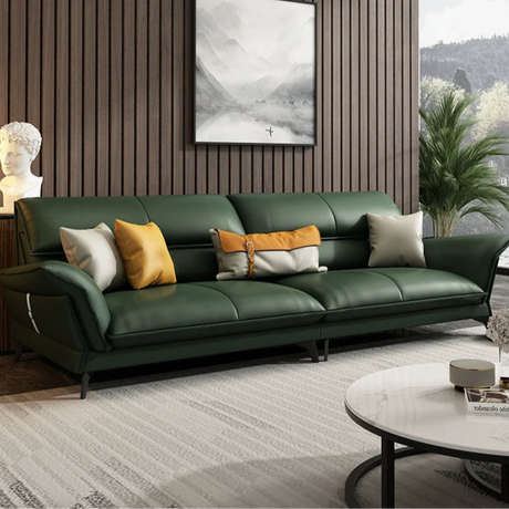 DIPU Tate Minimalist Italian Leather Sofa from DIPU