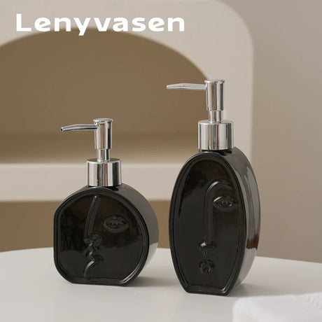 LENYVASEN Iris Ceramic Shower Gel Bottle from LENYVASEN