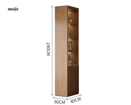 MEIHOUSE Medieval Rattan Glass Door Bedroom Wardrobe Modern Storage from MEIHOUSE