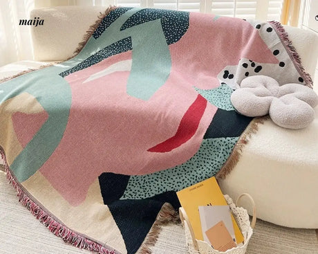 MAN YUE HOME INS Art Blanket for Sofa or Living Room Use from MAN YUE HOME