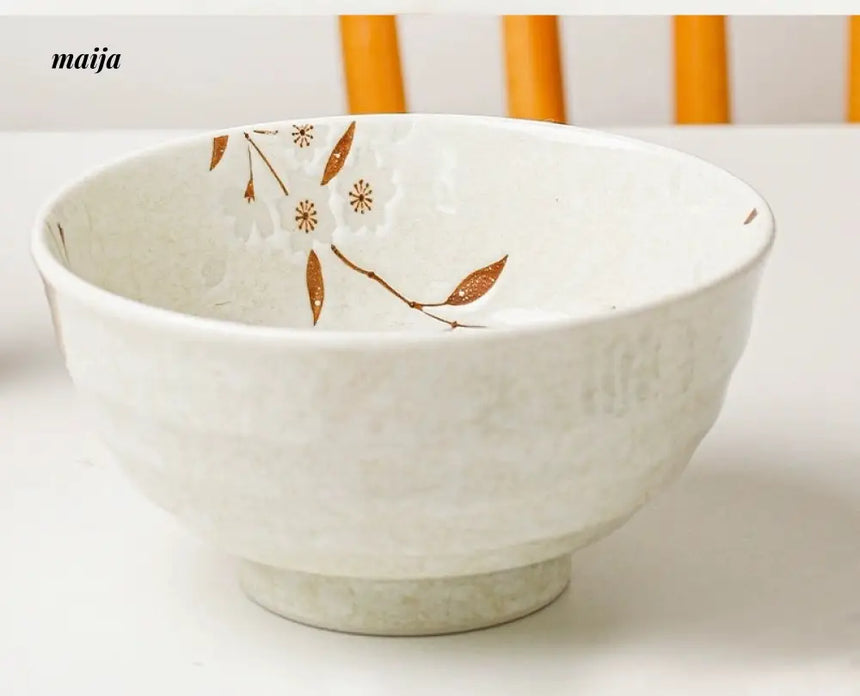 OKADA YAKI Japanese Ceramic Soup Bowl from OKADA YAKI