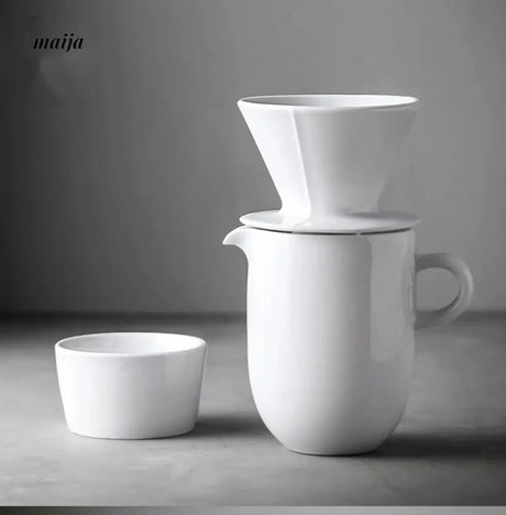 JOTO Ceramic Filter Pot V60 Coffee Hand Set from JOTO