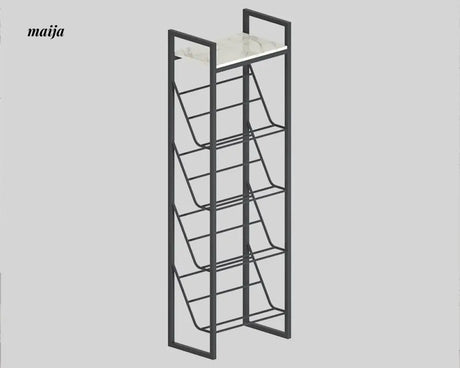 YUJIA Nordic Iron Shoe Rack Multi-Layer Storage from YUJIA