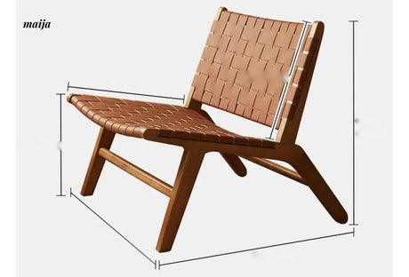 19 DREAM SPACE Saddle Leather Lounge Chair from 19 DREAM SPACE