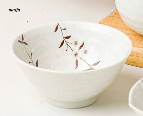 OKADA YAKI Japanese Ceramic Soup Bowl from OKADA YAKI