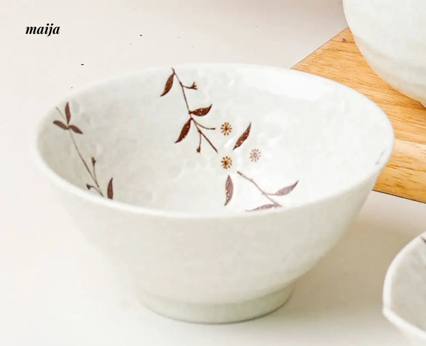 OKADA YAKI Japanese Ceramic Soup Bowl from OKADA YAKI