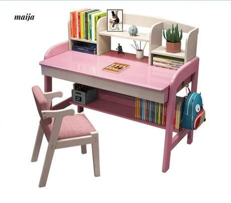 Ember Integrated Desk with Bookshelf from maija