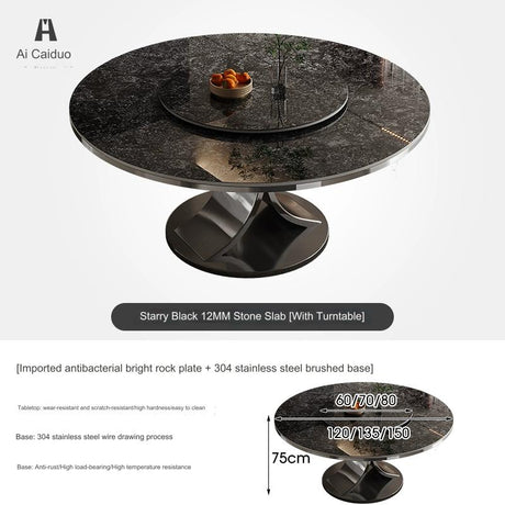 Seaton Lazy Susan Dining Table from MODENG