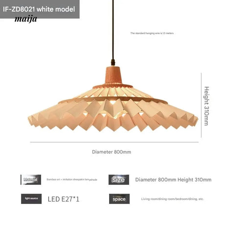 ZHONGSHAN Japanese Ceiling Lamp with Umbrella Design from ZHONGSHAN