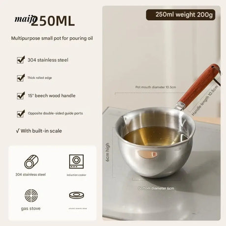CAROTE Small Oil Pot with Splash Guard from CAROTE