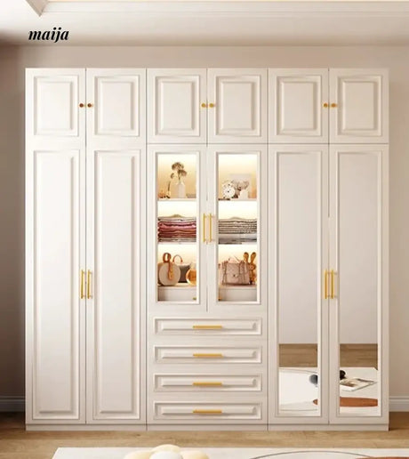 White Retro French Style Wardrobe from maija