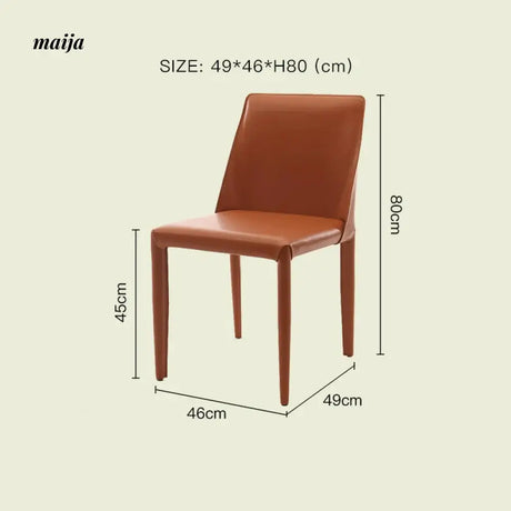 LAZYSPACE Grace Leather Dining Chair from LAZYSPACE
