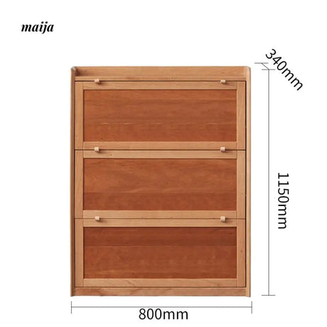 XIXI Ultra Thin Wooden Shoe Cabinet from maija