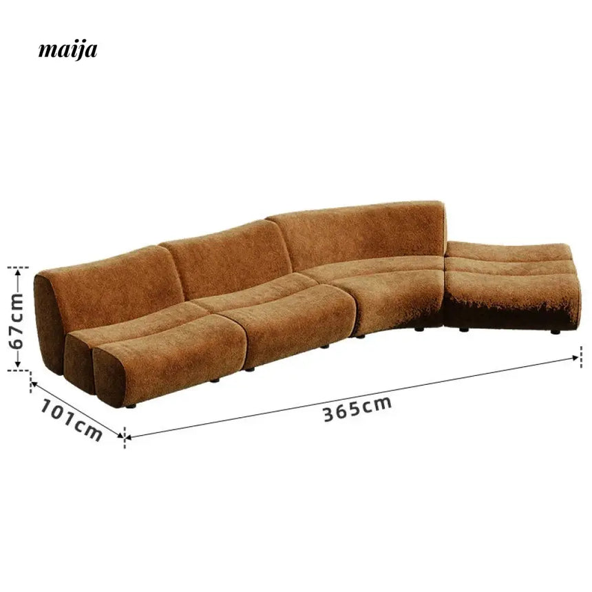SMALL HIBISCUS Bamboo Modular Sofa from SMALL HIBISCUS