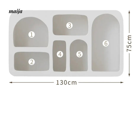 LIVINGPLUS White Modern Storage Stand from LIVINGPLUS