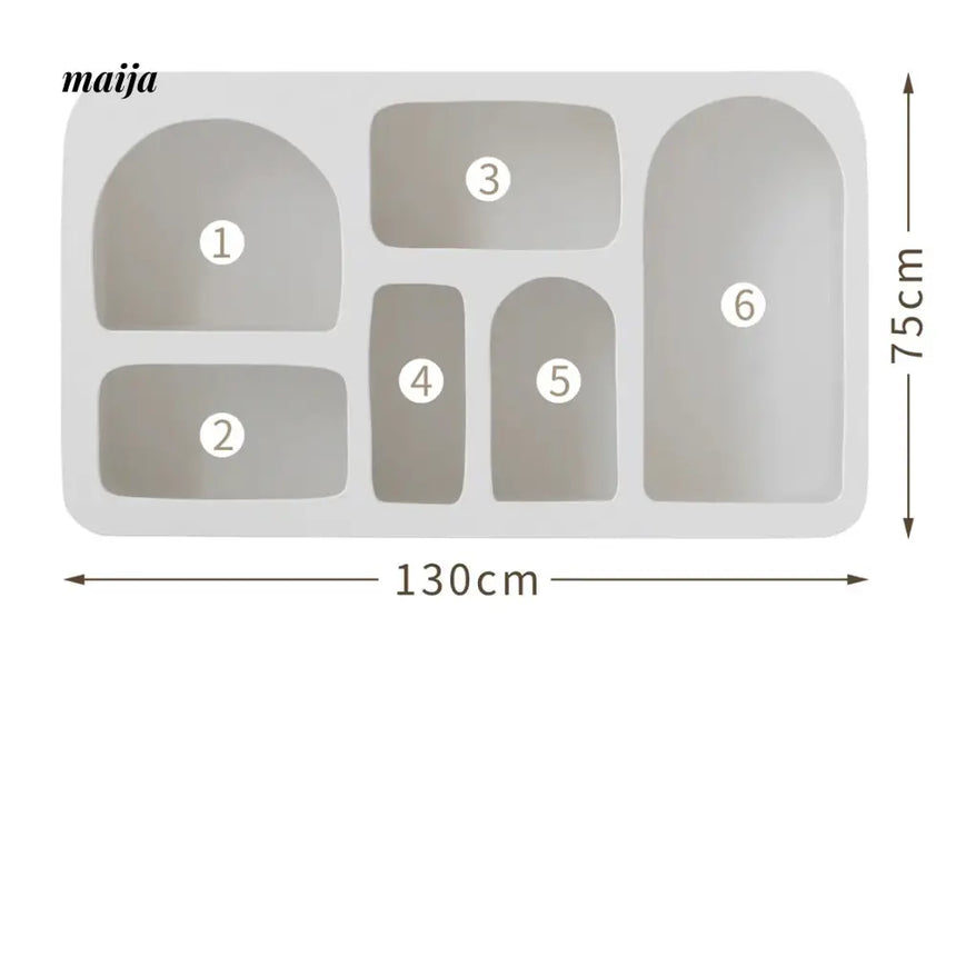 LIVINGPLUS White Modern Storage Stand from LIVINGPLUS