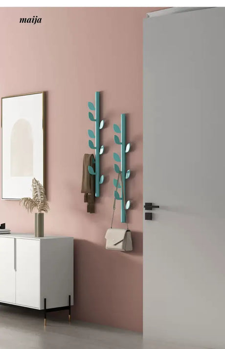 JINRAN Creative Iron Leaf Wall-Mounted Hanger from JINRAN